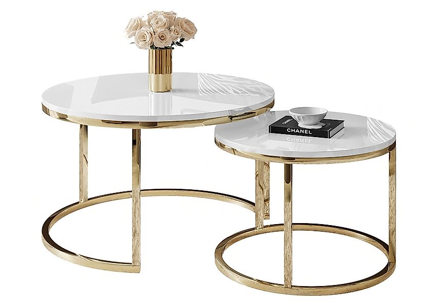 Lookway Couchtisch CIRI 2in1 Hochglanz mit günstig online kaufen