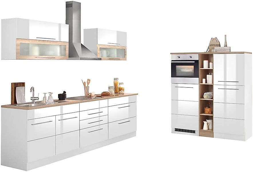 KOCHSTATION Küchenzeile "KS-Wien" Breite 430 cm, wahlweise mit E-Geräten un günstig online kaufen