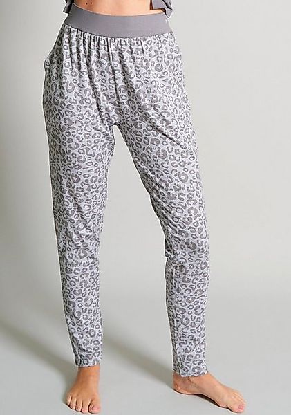 TOM TAILOR Loungehose Animal-Look, breiter elastischer Bund günstig online kaufen