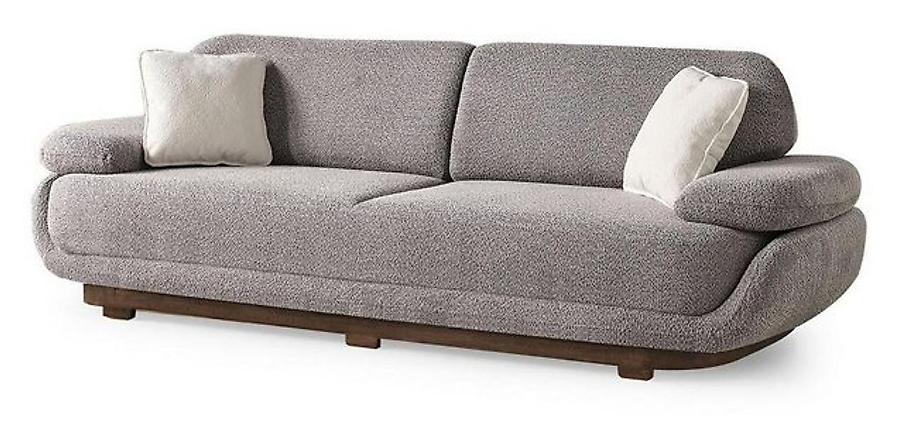 JVmoebel 3-Sitzer Grau Dreisitzer Sofa Couch Polstermöbel Moderne Design Te günstig online kaufen