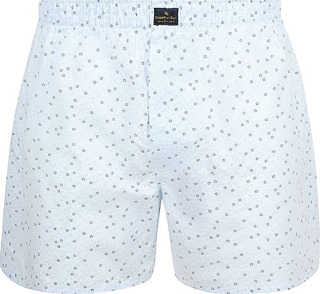Steppin' Out Boxershort Flower Blau - Größe XL günstig online kaufen