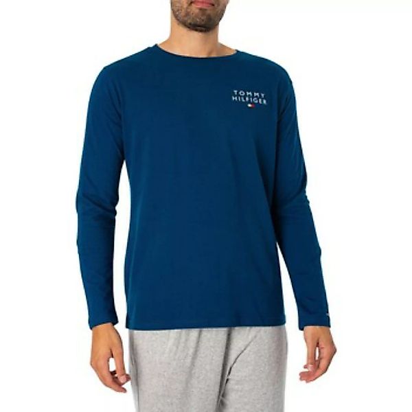 Tommy Hilfiger  Pyjamas/ Nachthemden Lounge Langarm-Logo-T-Shirt günstig online kaufen