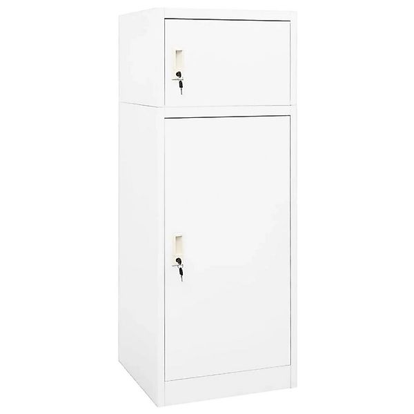 Vidaxl Sattelschrank Weiß 53x53x140 Cm Stahl günstig online kaufen