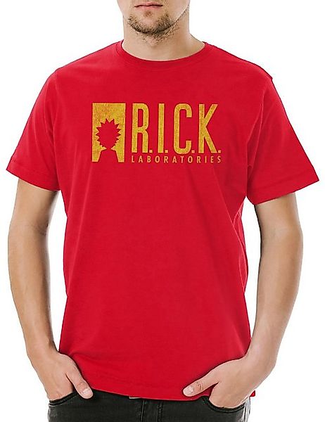 Urban Backwoods Print-Shirt R.I.C.K. Laboratories Herren T-Shirt Rick The S günstig online kaufen
