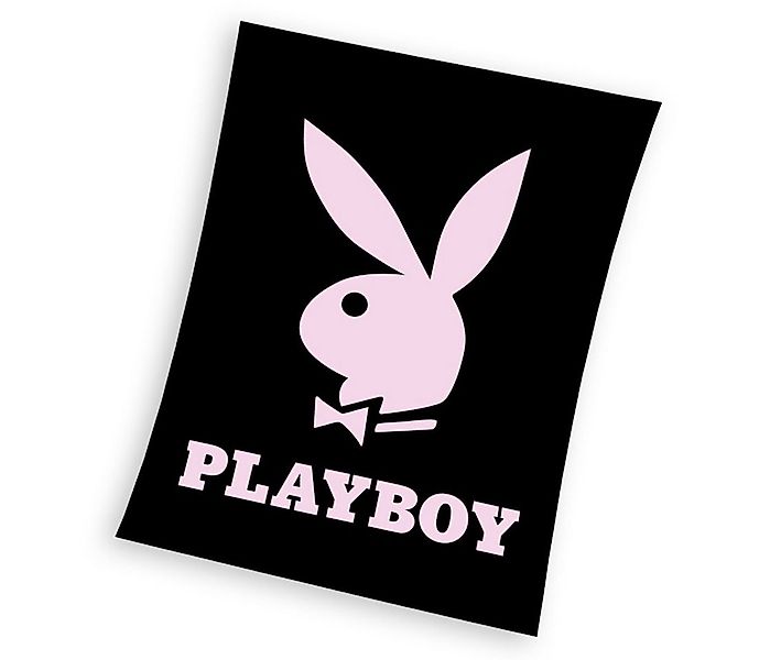 Wohndecke Playboy Fleecedecke Kuscheldecke 150 x 200 cm, PLAYBOY günstig online kaufen