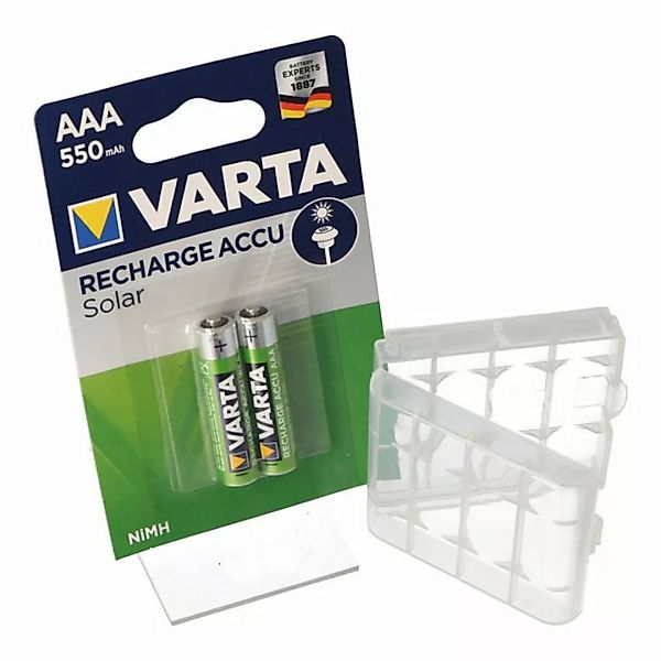 VARTA Solar Akku NiMH AAA Micro Varta 550mAh ideal für Gartenleuchten, mit günstig online kaufen