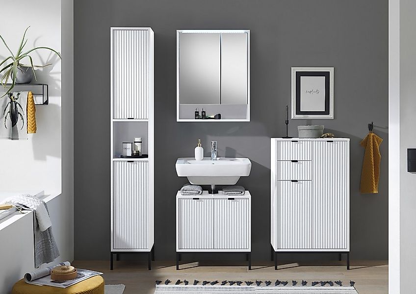 BASIC by Balculina Hochschrank Lucera Hochschrank, Badezimmerschrank BxHxT günstig online kaufen