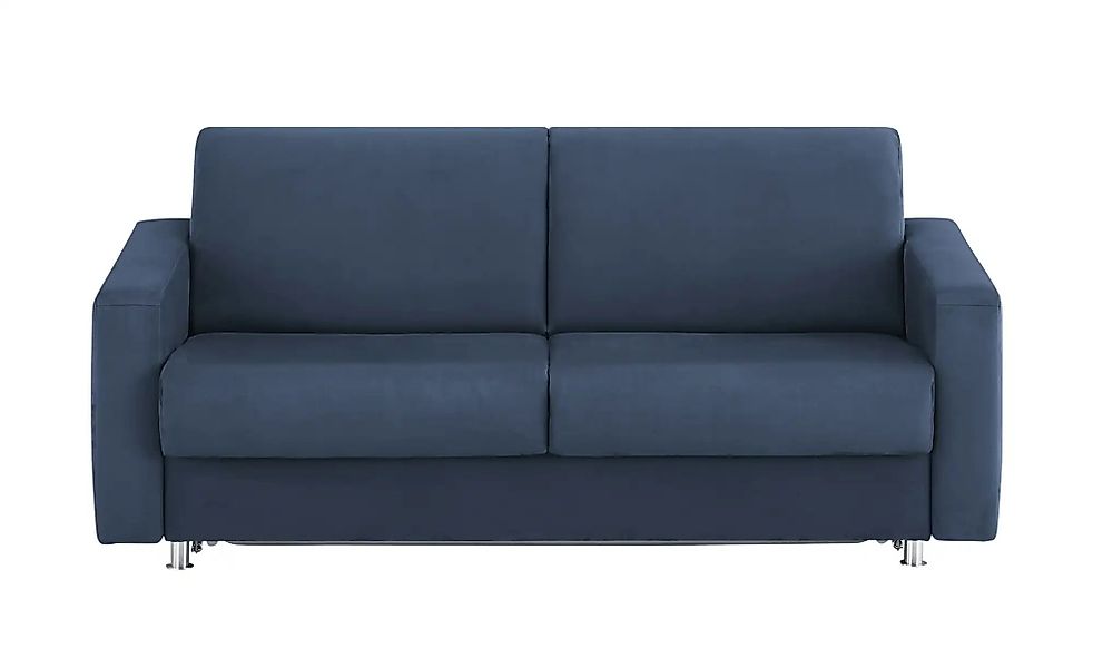 Schlafsofa aus Mikrofaser München ¦ blau ¦ Maße (cm): B: 195 H: 84 T: 100 P günstig online kaufen