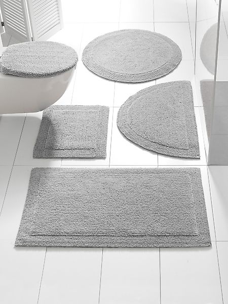 heine Badematte Badteppich, Baumwolle, Halbrund günstig online kaufen