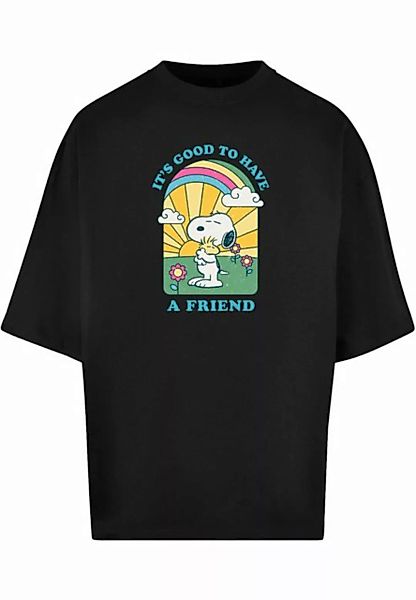 Merchcode T-Shirt Merchcode Herren Peanuts - It's good to have a friend Hug günstig online kaufen