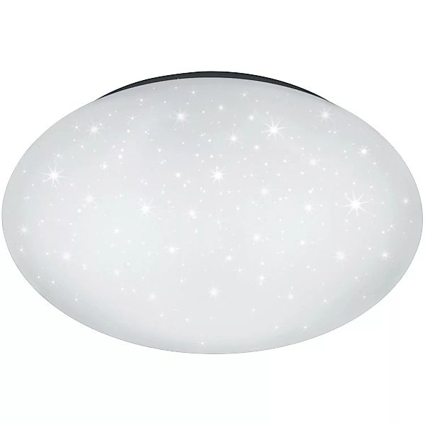 Trio LED-Deckenleuchte Paolo mit Starlight-Effekt 370 mm x 85 mm Weiß günstig online kaufen