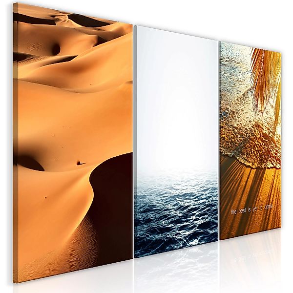 Wandbild - Sand and Water (3 Parts) günstig online kaufen