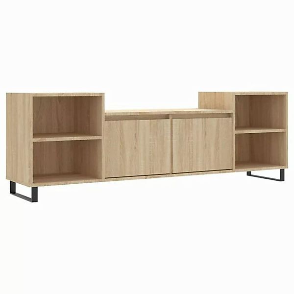 vidaXL TV-Schrank TV-Schrank Räuchereiche 160x35x55 cm Holzwerkstoff (1-St) günstig online kaufen