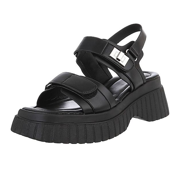 Ital-Design Modische Sandalen mit ergonomischer Sohle für Damen Plateausand günstig online kaufen