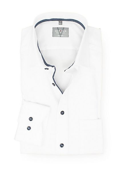 MARVELIS Businesshemd Comfort Fit bequeme Schnittführung günstig online kaufen