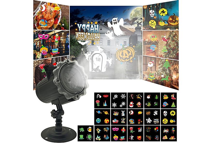 BlingBin Projektionslampe Halloween Projektor Aussen, LED Projektionslampe günstig online kaufen