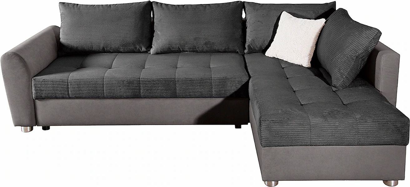 COLLECTION AB Ecksofa "JANA XL-Sofa L-Form", inkl. Bettfunktion, Bettkasten günstig online kaufen