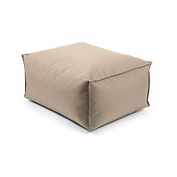 mokebo Outdoor Pouf o Hocker in Beige Khaki Der Ruhestifter Fußhocker mit E günstig online kaufen