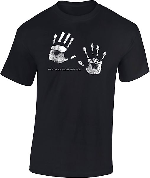 Baddery Print-Shirt Kletter Tshirt: "May the günstig online kaufen
