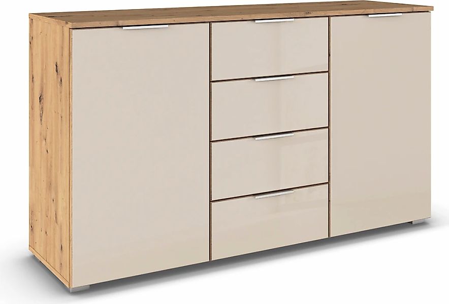 rauch Kombikommode "Sideboard Kombikommode Schubladenkommode AGORDO mit Gla günstig online kaufen