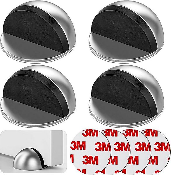 BlingBin Bodentürstopper 4 Stück Edelstahl Türstopper Boden Selbstklebend m günstig online kaufen