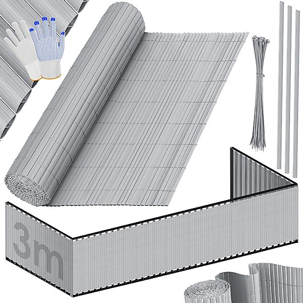 KESSER Sichtschutzstreifen, PVC Sichtschutzmatte Balkonverkleidung Windschu günstig online kaufen