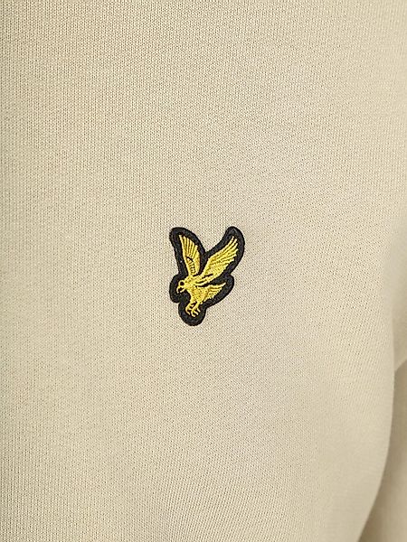 Lyle & Scott Sweat Half Zip Pull Greige - Größe S günstig online kaufen