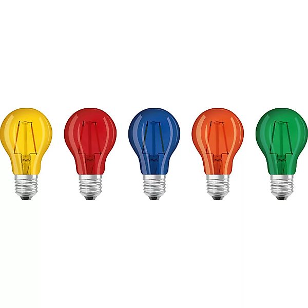 Osram LED-Leuchtmittel  E27 / 2,5 W Colorbox 5-er Pack günstig online kaufen