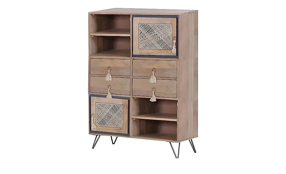 Highboard  Almina ¦ holzfarben ¦ Maße (cm): B: 90 H: 165 T: 45.0 Kommoden & günstig online kaufen