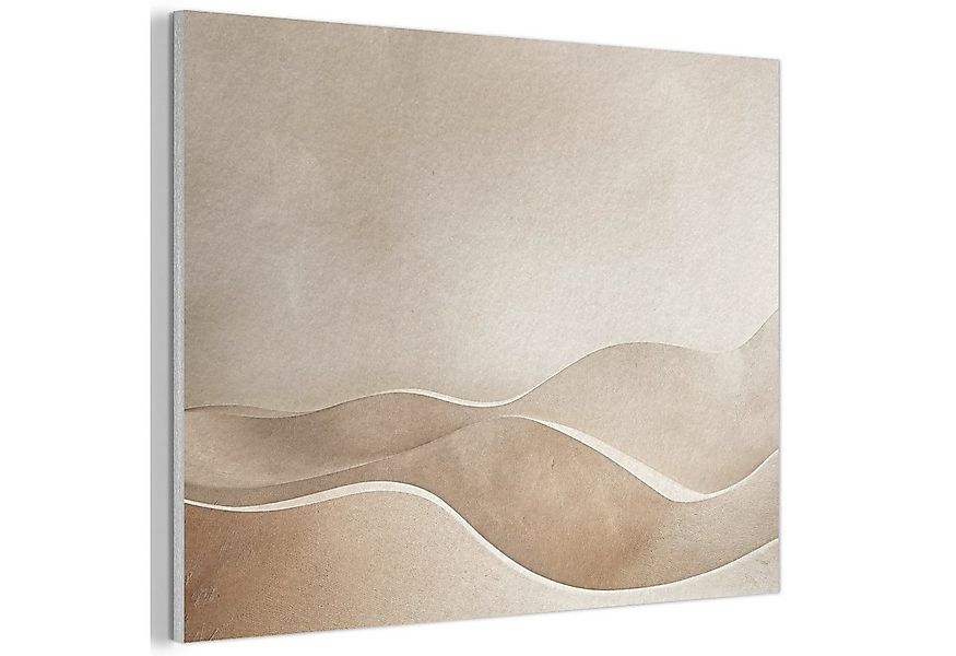 MuchoWow Gemälde Beige - Natur - Abstrakt - Modern, Fotodruck (1 St), Akust günstig online kaufen