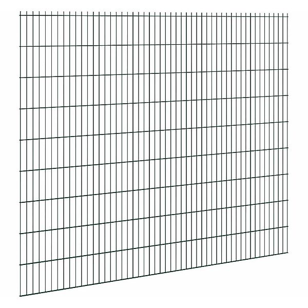 Doppelstabmattenzaun Stärke 6/5/6 Grün 183 x 251 cm günstig online kaufen