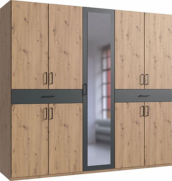 Wimex Drehtürenschrank "Tibet" mit Schubkästen auf bequemer Zugriffshöhe günstig online kaufen