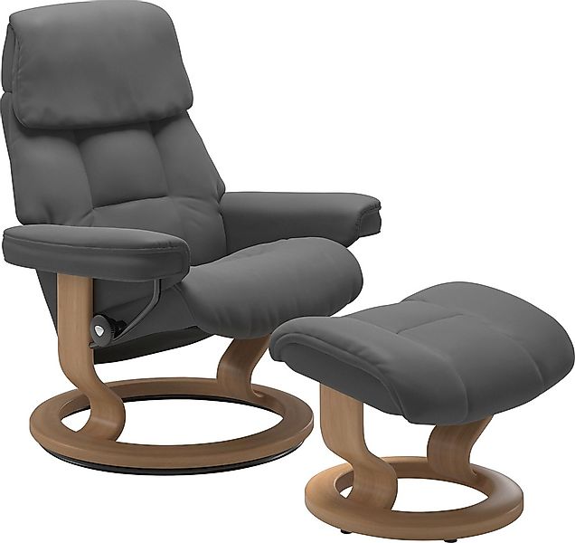 Stressless Relaxsessel "Ruby", (Set), mit Classic Base, Größe L, Gestell Ei günstig online kaufen