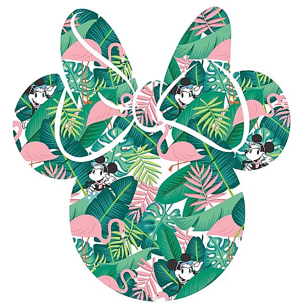Disney Wandtattoo Minnie Mouse Grün und Rosa 127 x 127 cm 612713 günstig online kaufen