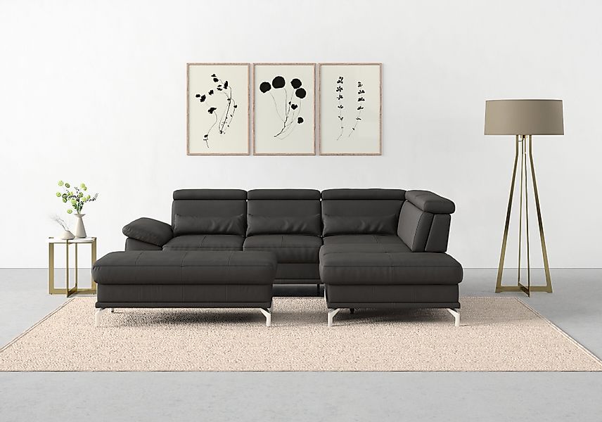 sit&more Ecksofa Cabrio L-Form, mit Sitztiefenverstellung, günstig online kaufen