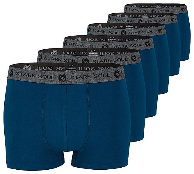 Stark Soul® Boxershorts Herren Boxershorts, Hipster im 6er Pack, Baumwoll-U günstig online kaufen