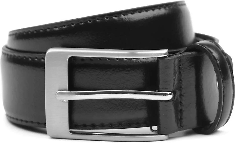 Suitable Ledergürtel Schwarz Leder 010 - Größe 105 günstig online kaufen