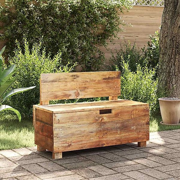 furnicato Truhenbank Sitzbank Massives Mahagoniholz 86x40x60 günstig online kaufen