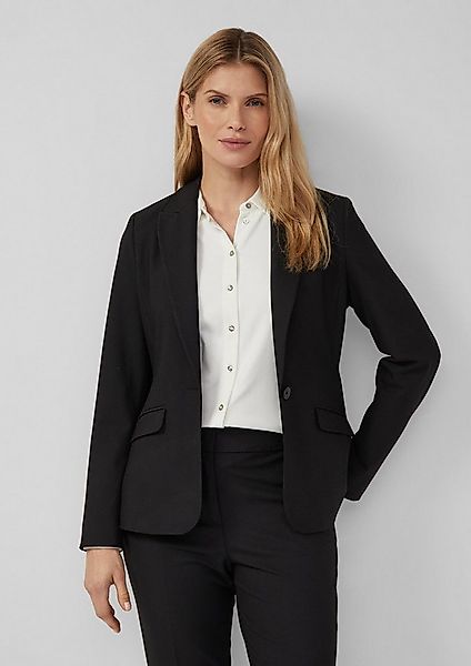 s.Oliver Jackenblazer Indoor-Blazer Viskosemix-Blazer im Slim Fit günstig online kaufen