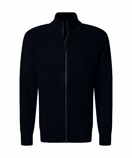 Pierre Cardin Strickjacke in gerippter Qualität günstig online kaufen