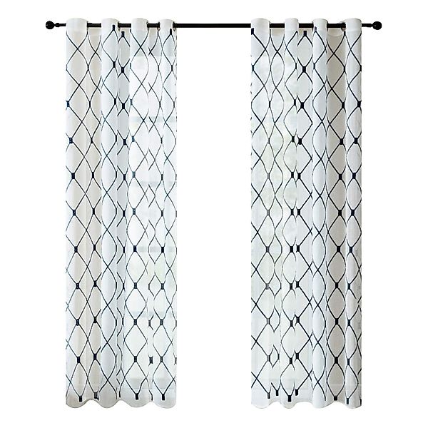 BYSURE Gardine (2 St), Ösen, transparent, günstig online kaufen