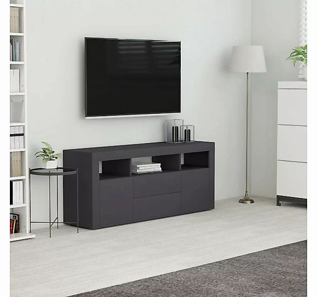 furnicato TV-Schrank Grau 120x30x50 cm Holzwerkstoff günstig online kaufen