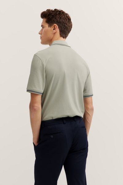 bugatti Poloshirt mit Kontraststreifen und Bruststickerei günstig online kaufen