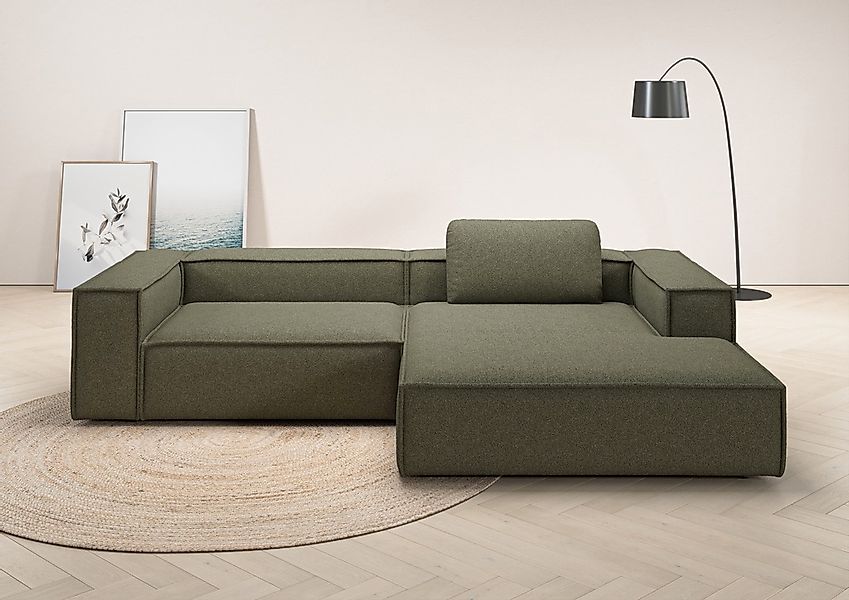 Home affaire Ecksofa "Watertown, modernes XXL L-Form, 306 cm breit" Großzüg günstig online kaufen