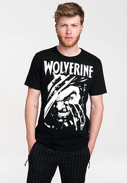 LOGOSHIRT T-Shirt "Wolverine", mit coolem Frontprint günstig online kaufen