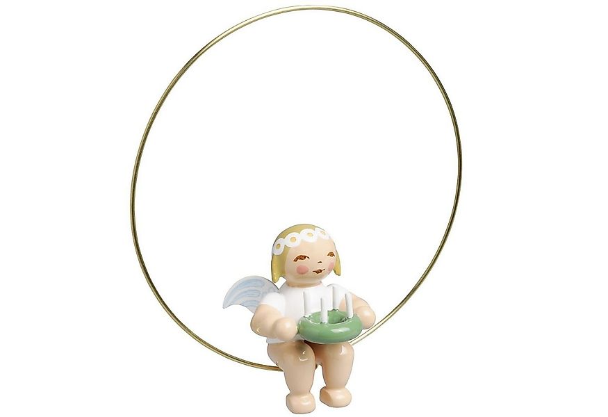 Wendt & Kühn Weihnachtsfigur Christbaumengel im Ring mit Kranz 6308/155 günstig online kaufen
