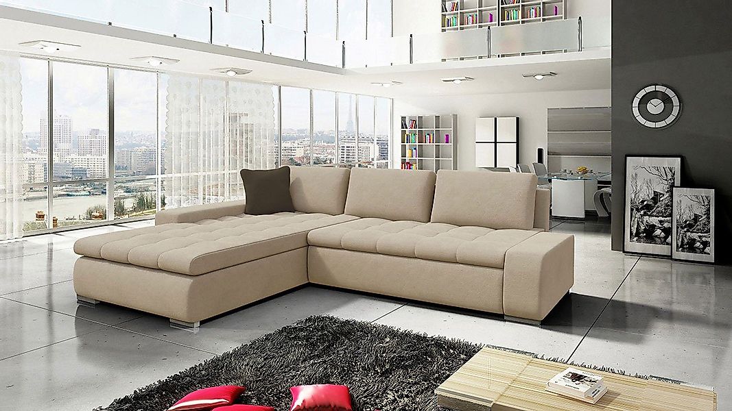 MIRJAN24 Ecksofa Orkan, mit Bettkasten und günstig online kaufen