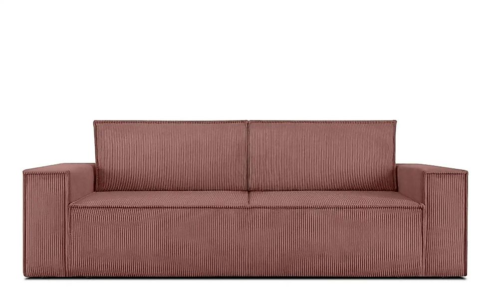 KONSIMO Einzelsofa  Napi ¦ rosa/pink ¦ Maße (cm): B: 244 H: 89 Polstermöbel günstig online kaufen