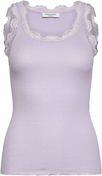 rosemunde Tanktop "Babette Silk Top", Vintage-Spitzenbesatz, breite Träger, günstig online kaufen