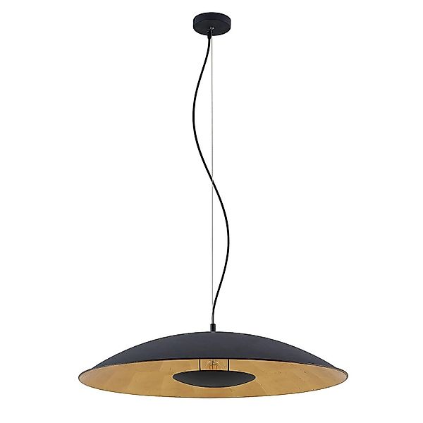 Lindby Pendelleuchte Narisara 9627746 Modern in Schwarz aus Metall 1-flammi günstig online kaufen